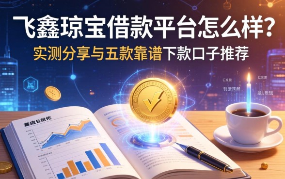 飞鑫琼宝借款平台怎么样？实测分享与五款靠谱下款口子推荐