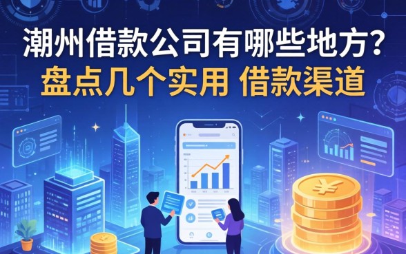 潮州借款公司有哪些地方？盘点几个实用的借款渠道