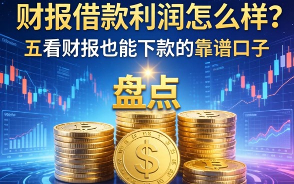 财报借款利润怎么样？盘点五个不看财报也能下款的靠谱口子