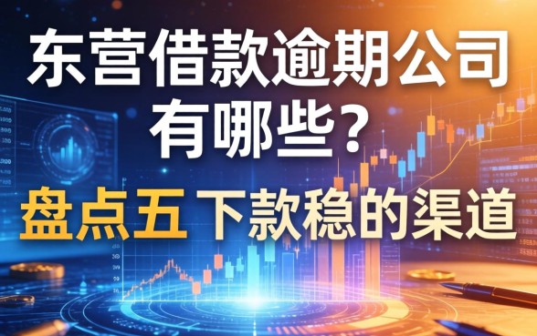 东营借款逾期公司有哪些？盘点五个下款稳的渠道