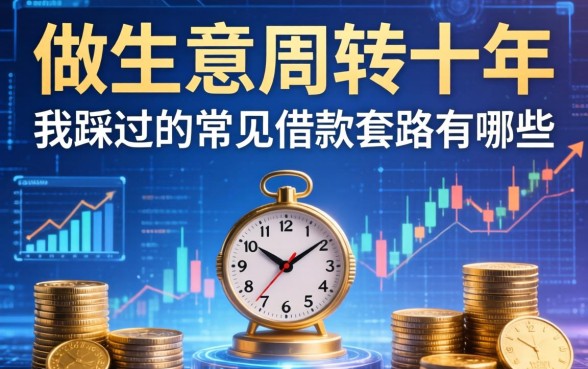 做生意周转十年，我踩过的常见借款套路有哪些