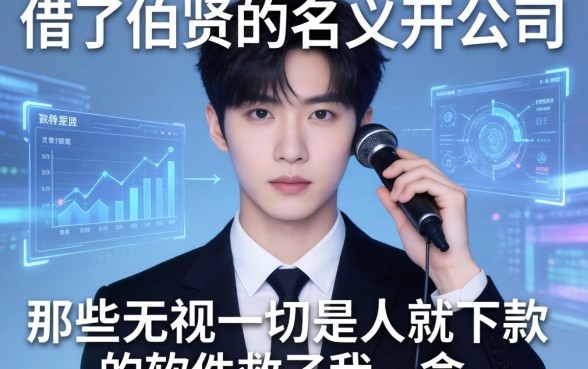 我借了伯贤的名义开公司，那些无视一切是人就下款的软件救了我一命