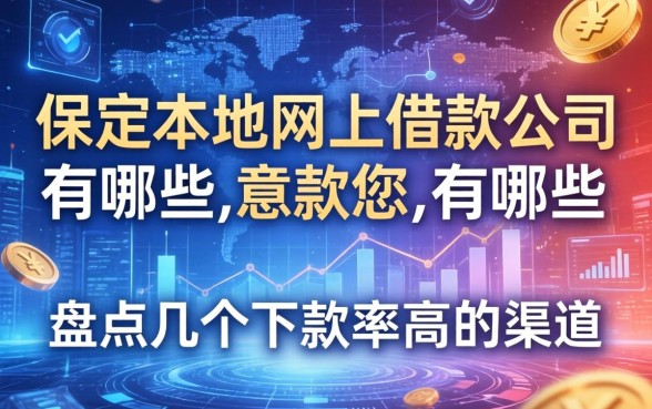 保定本地网上借款公司有哪些？盘点几个下款率高的渠道