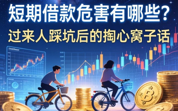 短期借款危害有哪些？一个过来人踩坑后的掏心窝子话