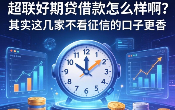 超联好期贷借款怎么样啊？其实这几家不看征信的口子更香