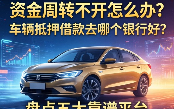 资金周转不开怎么办？车辆抵押借款去哪个银行好？盘点五大靠谱平台