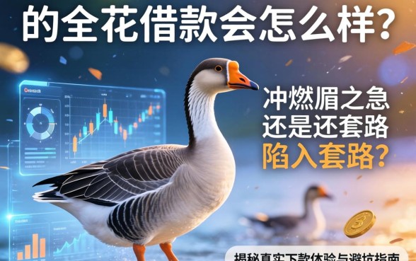鹅全花借款会怎么样？是解燃眉之急还是陷入套路？揭秘真实下款体验与避坑指南