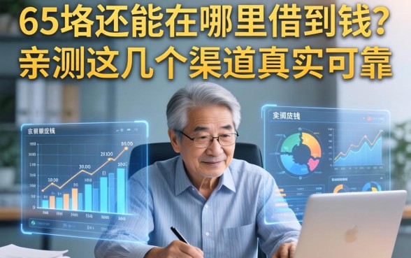 65岁还能在哪里借到钱？亲测这几个渠道真实可靠