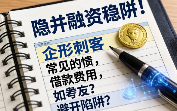 企业财务账本里的隐形刺客：常见的借款费用有哪些？如何避开融资陷阱？