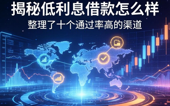 揭秘低利息借款怎么样：整理了十个通过率高的渠道