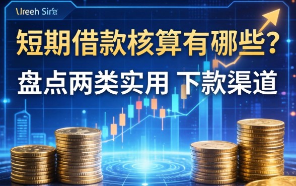 短期借款的核算有哪些？盘点两类实用的下款渠道