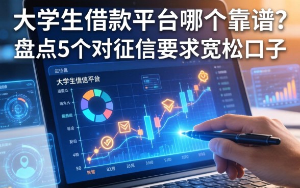 大学生借款平台哪个靠谱？盘点5个对征信要求宽松的口子