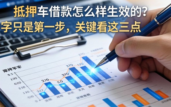 抵押车借款怎么样生效的？签字只是第一步，关键看这三点