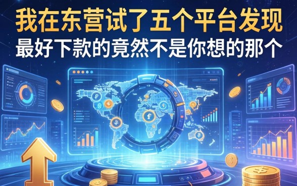 我在东营试了五个平台，发现最好下款的竟然不是你想的那个