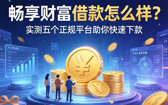 畅享财富借款怎么样？实测五个正规平台助你快速下款