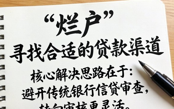 烂户可以贷款的口子 烂户可以贷款的口子