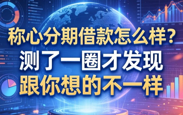 称心分期借款怎么样？测了一圈才发现跟你想的不一样