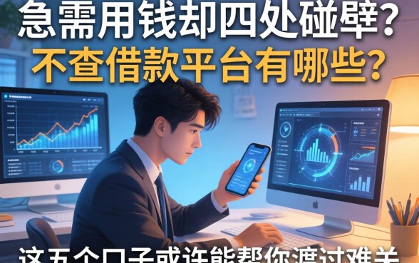 急需用钱却四处碰壁？不查借款平台有哪些？这五个口子或许能帮你渡过难关