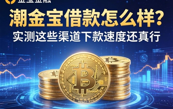 潮金宝借款怎么样？实测这些渠道下款速度还真行