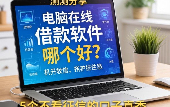 实测分享：电脑在线借款软件哪个好？这5个不看征信的口子真香