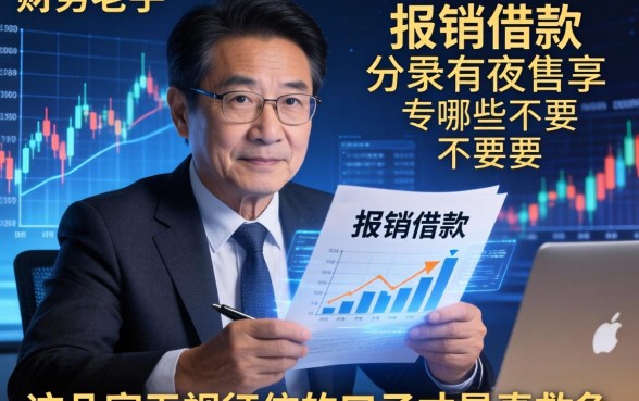 财务老手深夜分享：报销借款的分录有哪些不重要，这几家无视征信的口子才是真救急