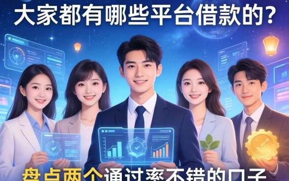大家都有哪些平台借款的？盘点两个通过率不错的口子