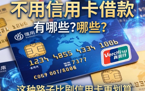 不用信用卡借款的有哪些？这几种路子比刷信用卡更划算