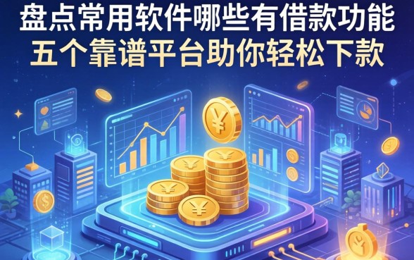 盘点常用软件哪些有借款功能，五个靠谱平台助你轻松下款