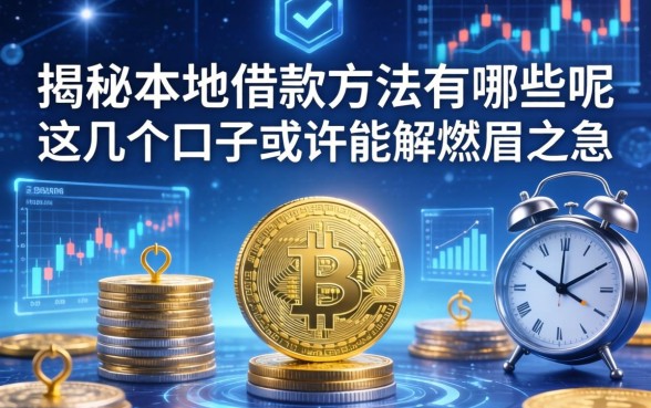 揭秘本地借款方法有哪些呢，这几个口子或许能解燃眉之急