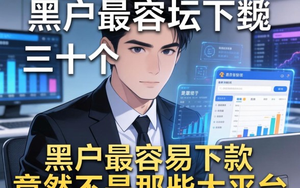 我翻了三十个论坛，发现黑户最容易下款的竟然不是那些大平台