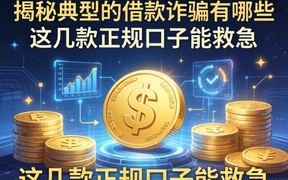 揭秘典型的借款诈骗有哪些，这几款正规口子能救急