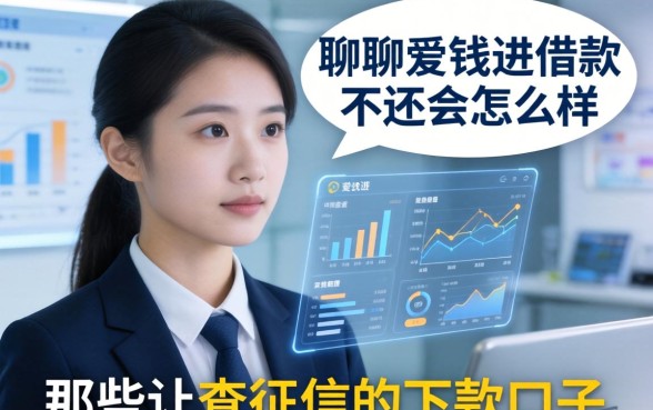 聊聊爱钱进借款不还会怎么样以及那些不查征信的下款口子