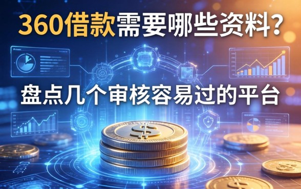 360借款需要哪些资料？盘点几个审核容易过的平台
