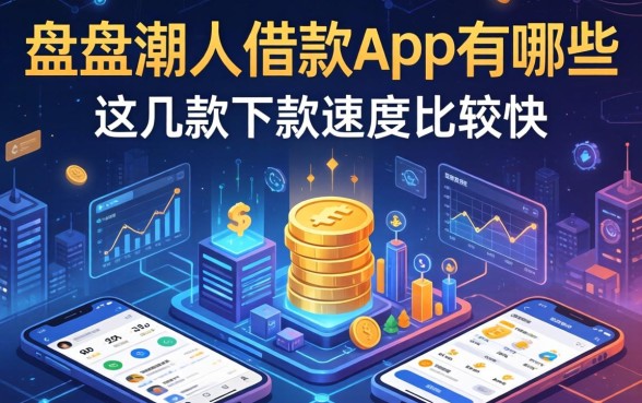盘点潮人借款app有哪些，这几款下款速度比较快