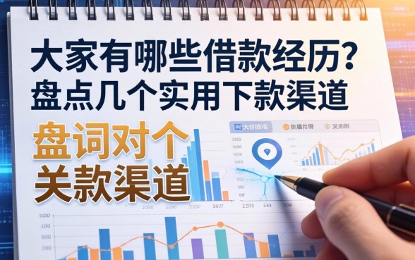 大家有哪些借款经历？盘点几个实用的下款渠道