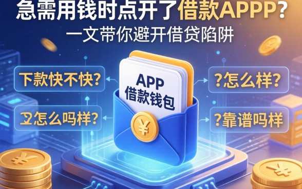 急需用钱时点开了借款APP，app借款钱包怎么样？靠谱吗？下款快不快？一文带你避开借贷陷阱