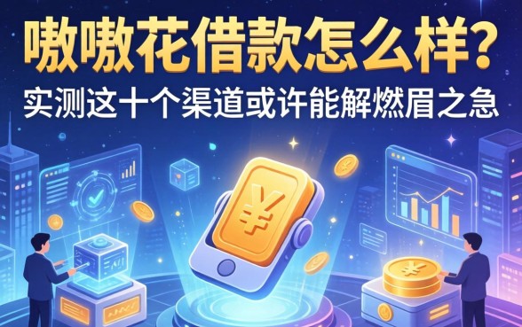 嗷嗷花借款怎么样？实测这十个渠道或许能解燃眉之急