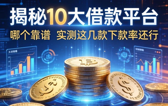 揭秘10大借款平台哪个靠谱，实测这几款下款率还行