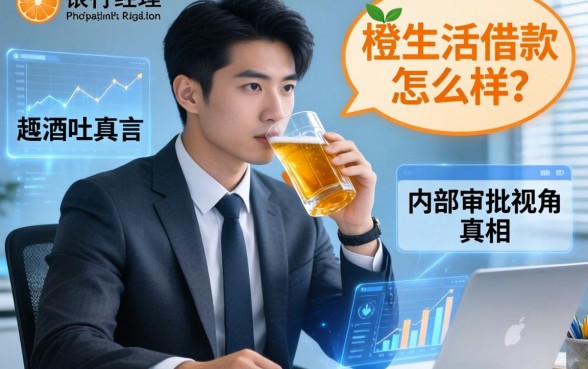 银行经理酒后吐真言：橙生活借款怎么样？内部审批视角的真相