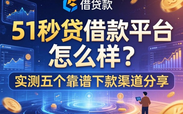 51秒贷借款平台怎么样？实测五个靠谱下款渠道分享