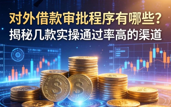 对外借款审批程序有哪些？揭秘几款实操通过率高的渠道