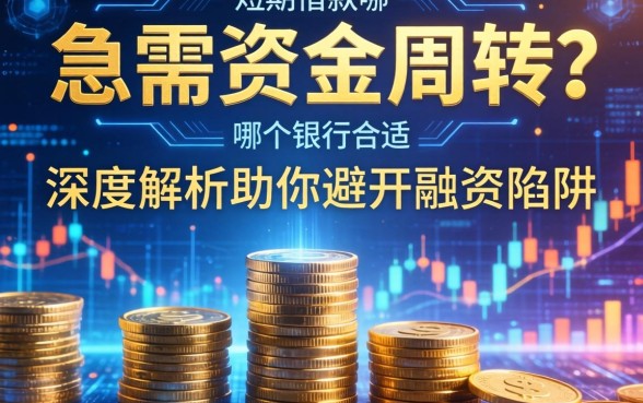 急需资金周转？短期借款哪个银行合适呢，深度解析助你避开融资陷阱