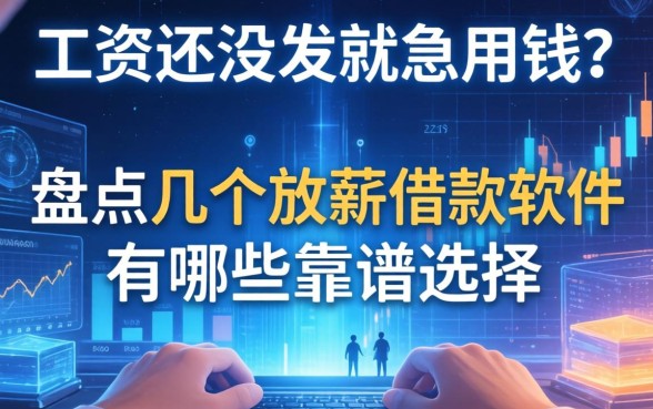 工资还没发就急用钱？盘点几个放薪借款软件有哪些靠谱选择