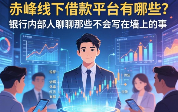 赤峰线下借款平台有哪些？银行内部人聊聊那些不会写在墙上的事
