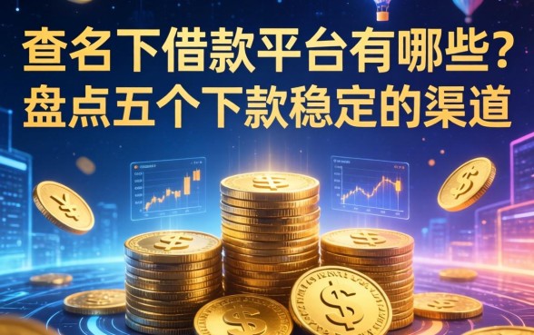 查名下借款平台有哪些？盘点五个下款稳定的渠道