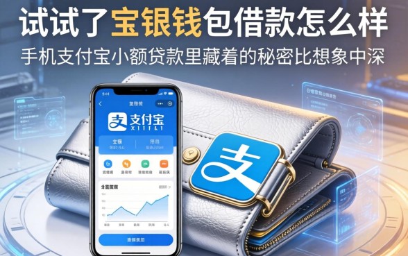 我试了宝银钱包借款怎么样，发现手机支付宝小额贷款里藏着的秘密比想象中深