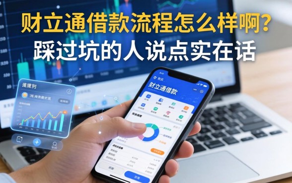 财立通借款流程怎么样啊？一个踩过坑的人说点实在话