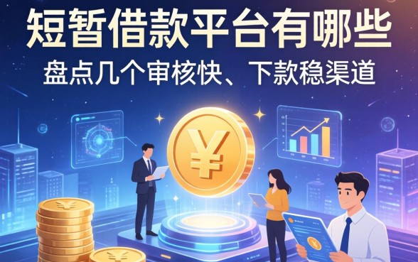 短暂借款的平台有哪些？盘点几个审核快、下款稳的渠道