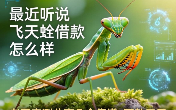 最近听说飞天螳螂借款怎么样？老哥亲测分享几个靠谱的下款口子