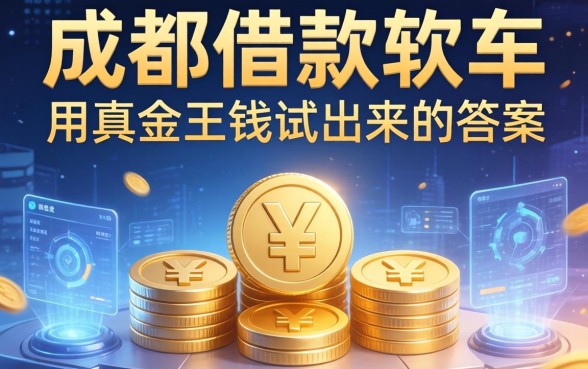 成都的借款软件有哪些？我用真金白银试出来的答案
